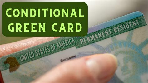 conditional green card to permanent.